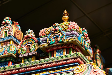 Obraz premium Traditional Thai architecture in city