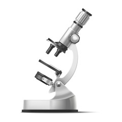 Laboratory microscope realistic 3d model equipment