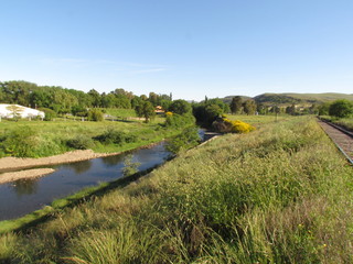 Fototapeta premium River with its preserved riparian forests