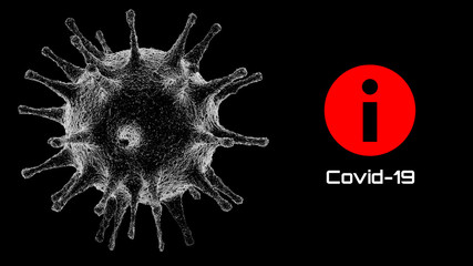 Corona Virus - Microbiology And Virology Concept - 3d Rendering