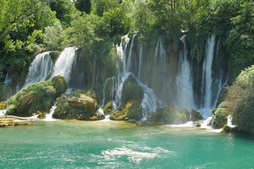 Fototapeta na wymiar Kravica waterfall, Bosnia and Herzegovina