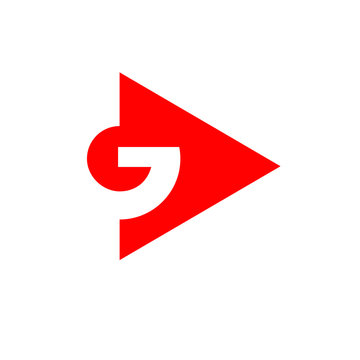 G with play button logo