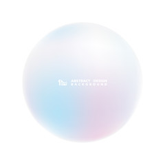 Abstract circle of soft gradient colorful copy space of text design background.  illustration vector eps10