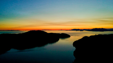 Sunset in the Pacific Northwest