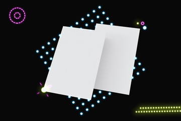Neon Business Cards