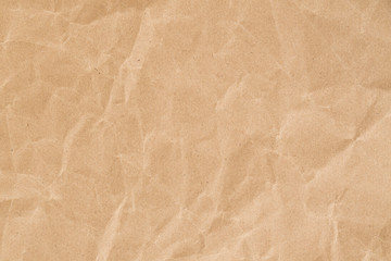 Recycle brown paper crumpled texture,Old paper surface for background. - 329089704