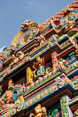 Traditional Thai architecture in city