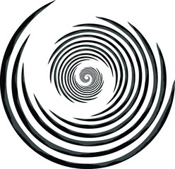 Stripe Circle vector background, abstract pattern. Radiating circle graphics isolated on white.Design element for prints, web pages, template