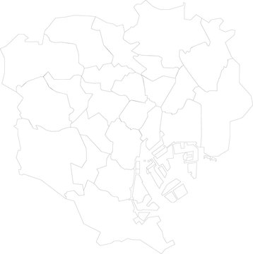 東京都　23区　全区　地図