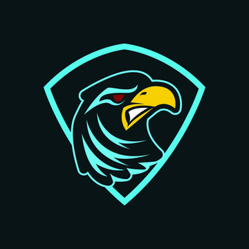 eagle head logo vector image,perfect for sport logo