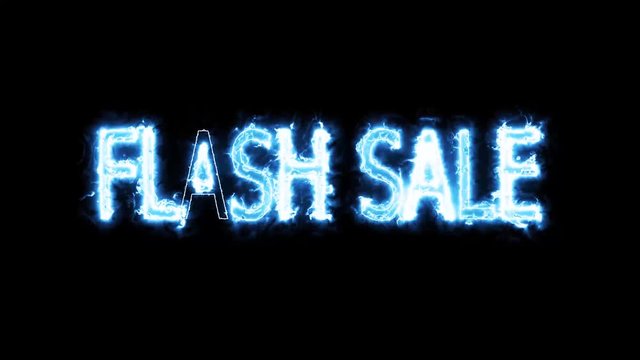 flash sale blue fire and electric mark glow end offset