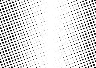 Abstract halftone dotted background. Monochrome pattern with dot and circles.  Vector modern futuristic texture for posters, sites, business cards, postcards, interior design, labels and stickers.