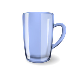 Empty drinking glass cup 3d