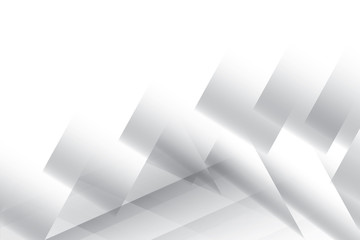 Obraz premium Streszczenie geometryczne tło kolor biały i szary.