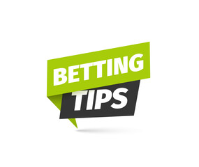 Betting tips isolated vector icon. Bookmaker sign on white background