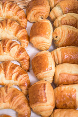 Fresh croissant handmade