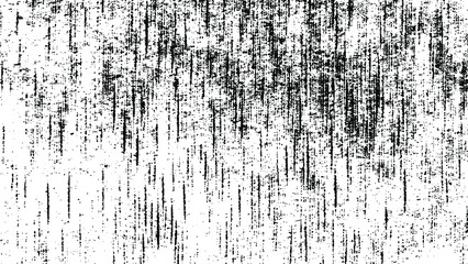 Distressed fabric texture. Vector texture of weaving fabric. Grunge background. Abstract halftone vector illustration. Overlay for interesting effect and depth. Black isolated on white background.