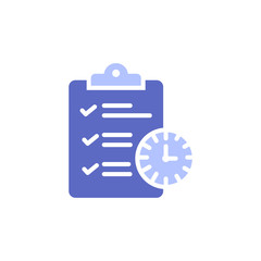 Project Deadline Vector illustration Glyph With Color Background and Investment icon.