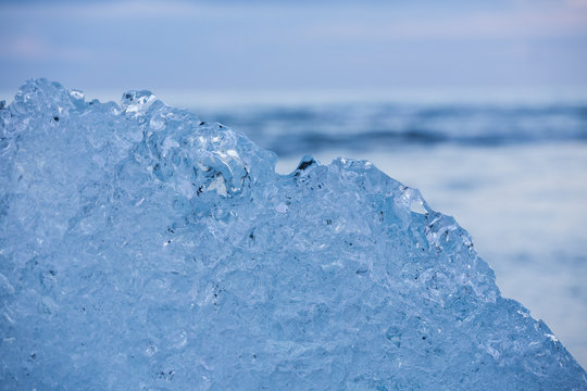 blue icebergs in the beach © F.C.G.