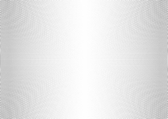 Abstract halftone dotted background. Monochrome pattern with stars.  Vector modern futuristic texture for posters, sites, business cards, postcards, labels and stickers. Design mock-up layout.