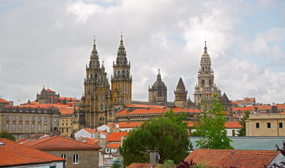 Obraz premium Santiago skyline