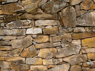 old stone wall beautiful composition of different shapes