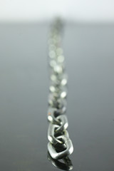 close up of chain