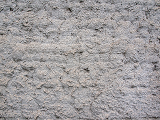 White rough plaster wall made of brick rough surface