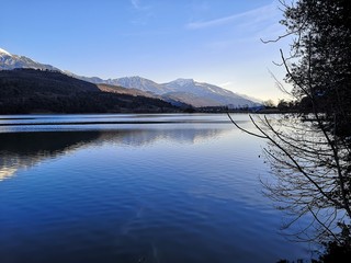 lake in mountains