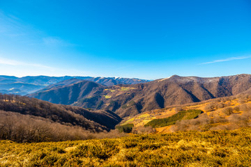 Upper slopes of Mount Ekaitza in Navarra