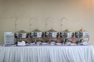 table setting food