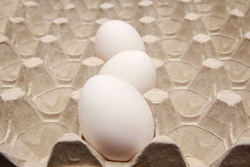 a Eggs in a a Eggs in a cardboard tray and suitable for transporting and transporting whole eggs