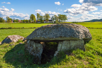 Passage grave in the Swedish countryside