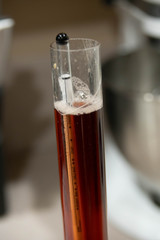 test tube with liquid