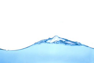 Water,Water splash isolated on white background with air bubble and a clean water.
