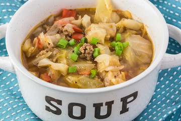 Cabbage soup.