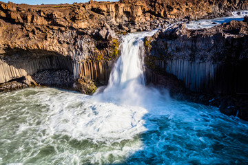Aldeyjarfoss, waterfall in Iceland