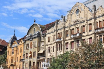 Fototapeta na wymiar Timisoara street view