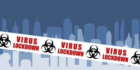 Virus lockdown barrier