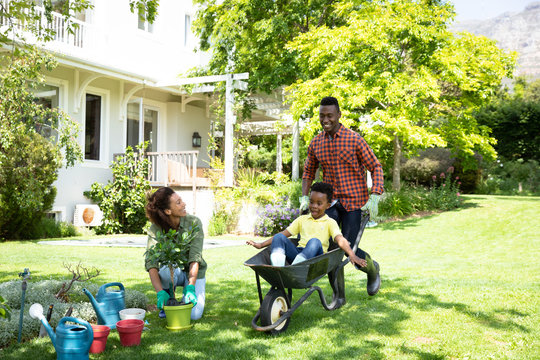 Family Gardening Together