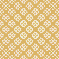 Decorative geometric pattern on a gold background