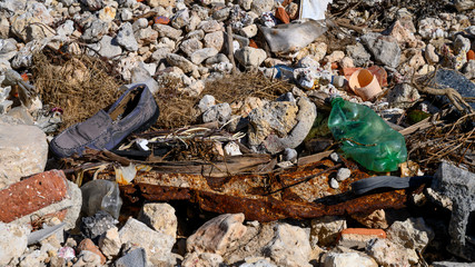 Heap of garbage, Jaimanitas, Playa, Havana, Cuba - 329125364