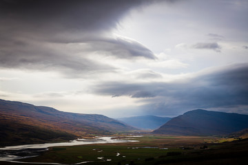 Typical landscape of Iceland