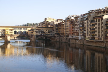 Architectonic heritage in the old town of Florence