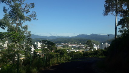 Naklejka premium City view Brusque Santa Catarina Brazil