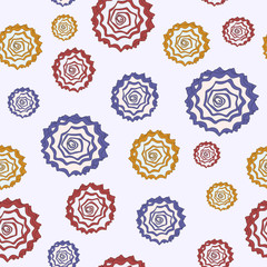 Seamless repeating pattern for textile