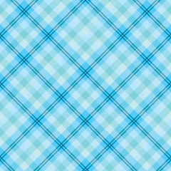 Seamless pattern in awesome beautiful light and dark blue colors for plaid, fabric, textile, clothes, tablecloth and other things. Vector image. 2