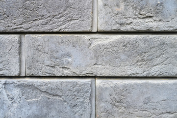 pattern of decorative gray slate stone wall surface as a background