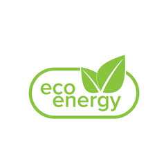 Ecology and Fan Concept, Green Leaves Around Cities Help The World With Eco-Friendly Ideas Eco energy logo template vector icon illustration. Electricity, environment. eps 10