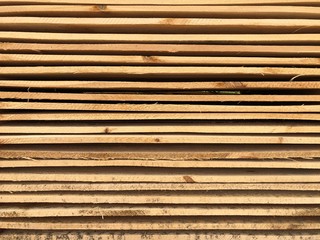 boards on a sawmill / background
